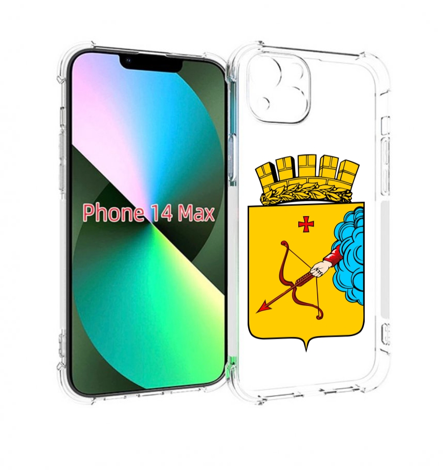 

Чехол MyPads герб-кировская-область для iPhone 14 Plus (6.7), Прозрачный, Tocco
