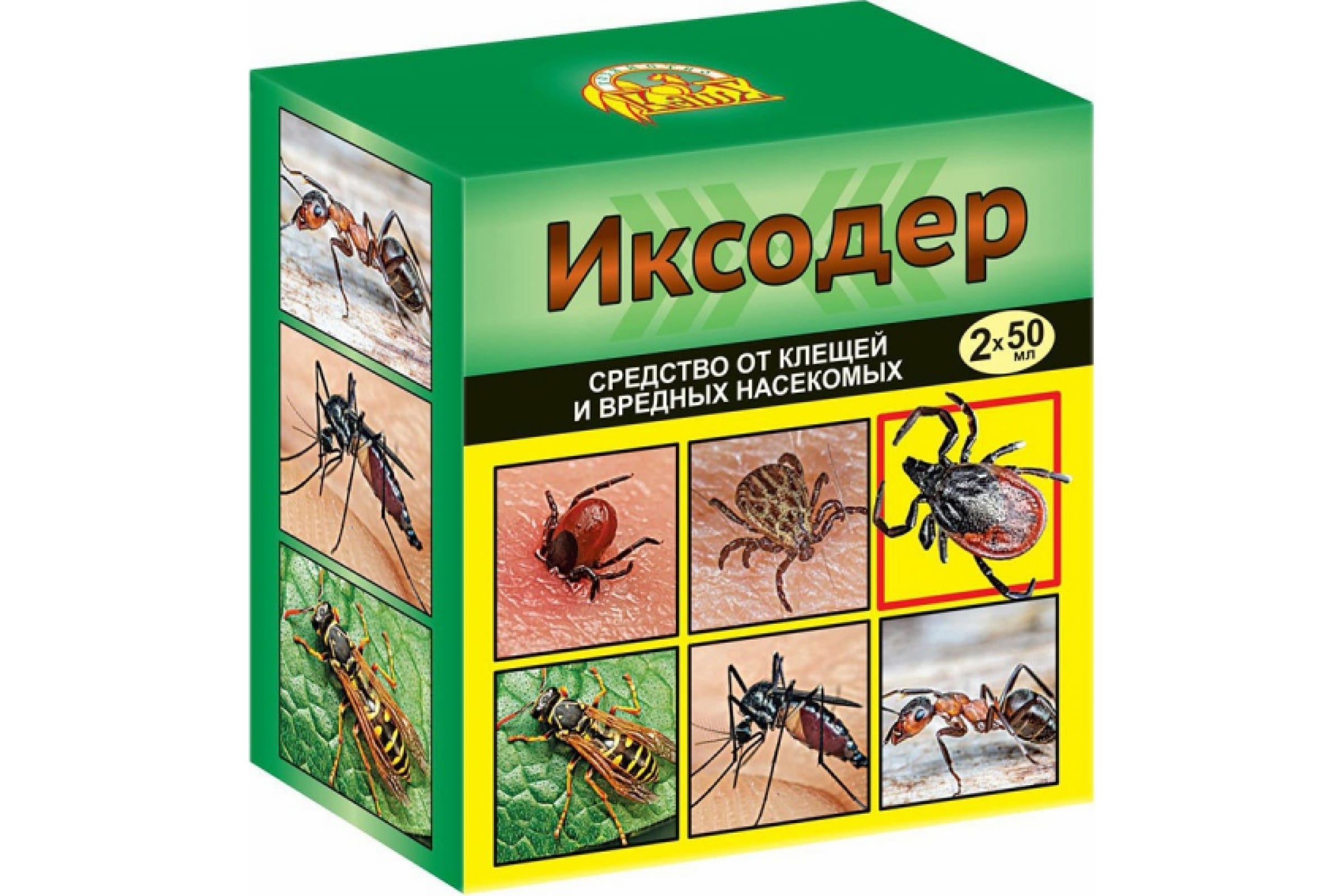 

Иксодер 250мл 34 шт/кордля защиты территории:уничтожает клещей, 4680028944911