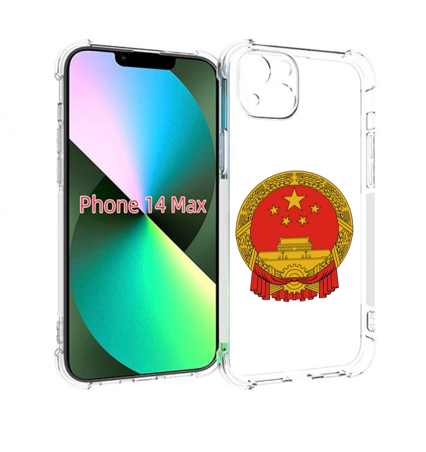 

Чехол MyPads герб-китаи для iPhone 14 Plus (6.7), Прозрачный, Tocco