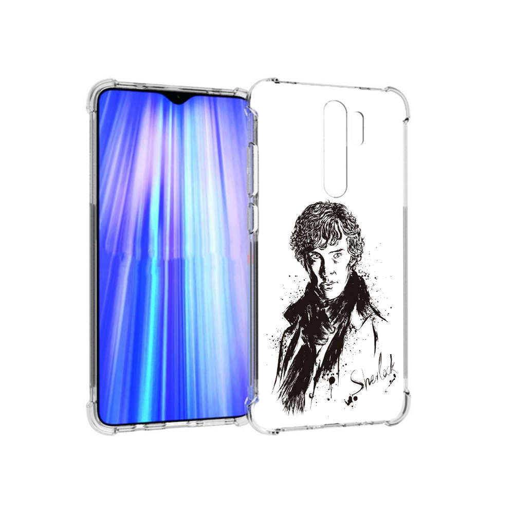 

Чехол MyPads Tocco для Xiaomi Redmi Note 8 Pro шерлок холмс портрет (PT135544.276.698), Прозрачный, Tocco