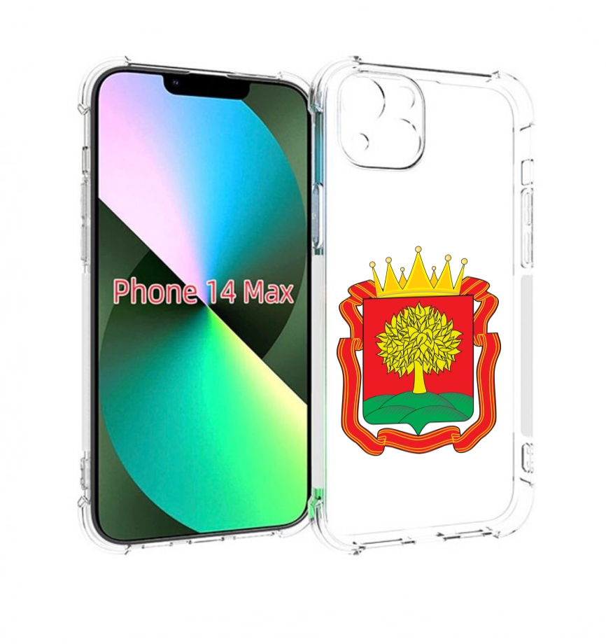 

Чехол MyPads герб-липецкая-область для iPhone 14 Plus (6.7), Прозрачный, Tocco