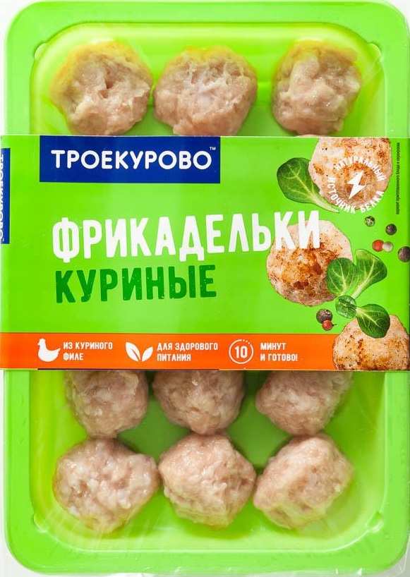 Фрикадельки Троекурово куриные, охлажденные, 300 г