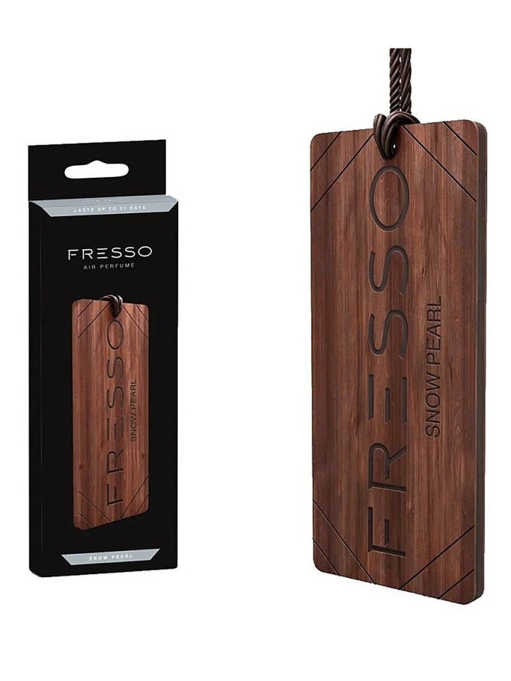 

Автомобильный ароматизатор Fresso парфюмированный подвесной Snow Pearl