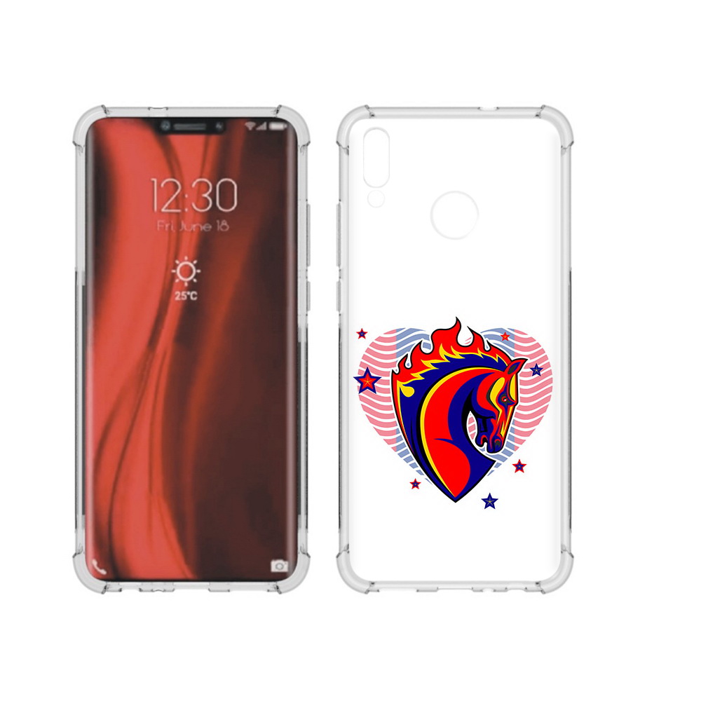 

Чехол MyPads Tocco для Honor 8X ФК ЦСЛ Лошадь (PT118984.69.180), Tocco