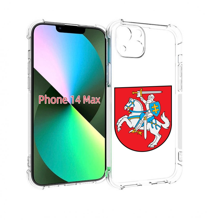 

Чехол MyPads герб-литва для iPhone 14 Plus (6.7), Прозрачный, Tocco