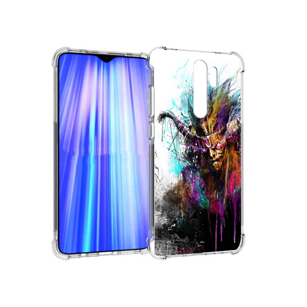 

Чехол MyPads Tocco для Xiaomi Redmi Note 8 Pro яркий дьявол (PT135544.276.709), Прозрачный, Tocco