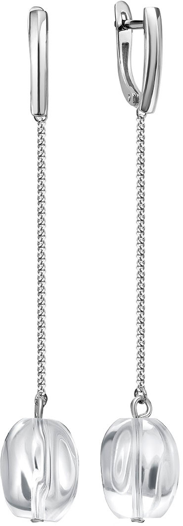

Серьги из серебра с горным хрусталем Серебро России 2340521703R-1059733, 2340521703R-1059733