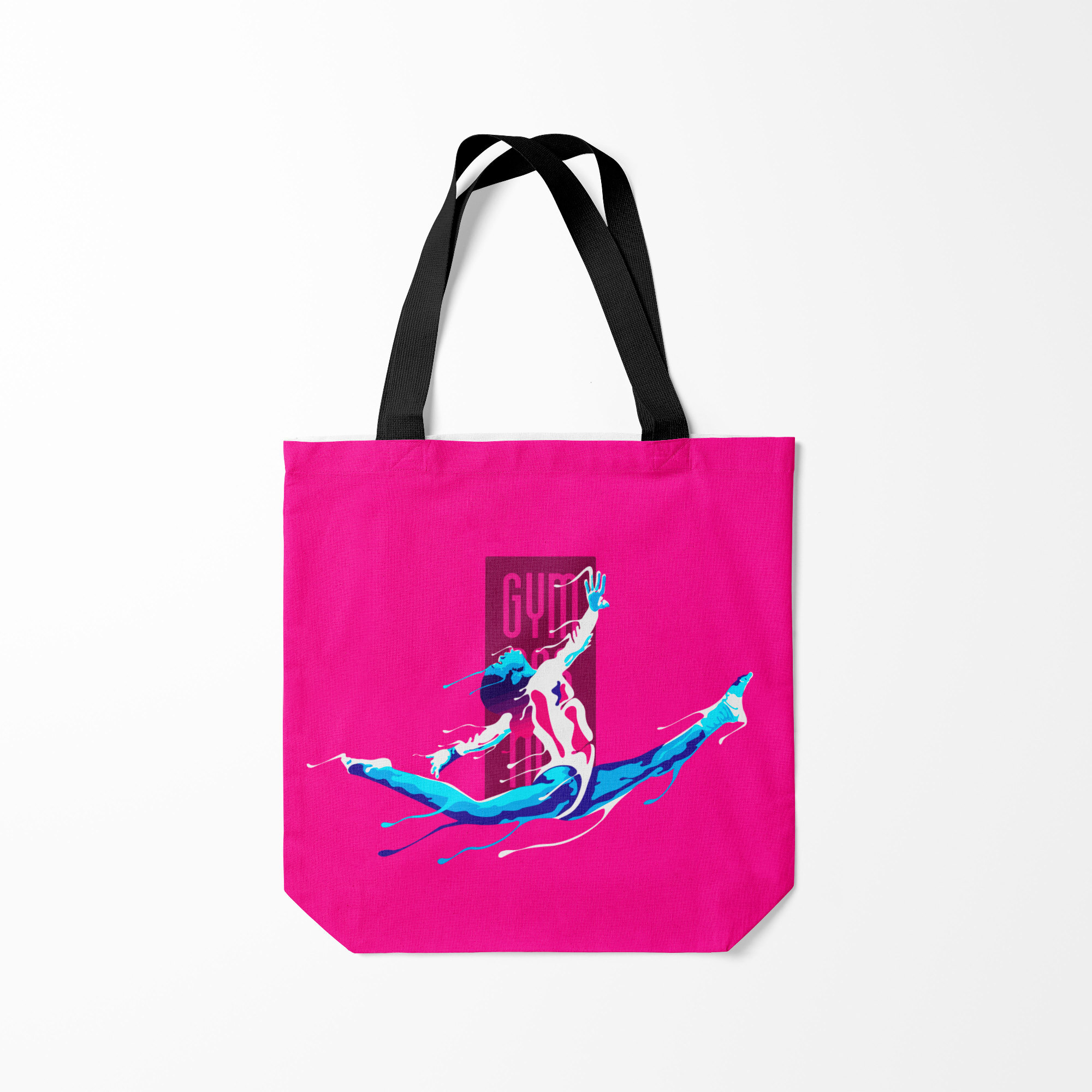 

Сумка шoппер унисекс Burnettie Gymnastics, розовый, Gymnastics
