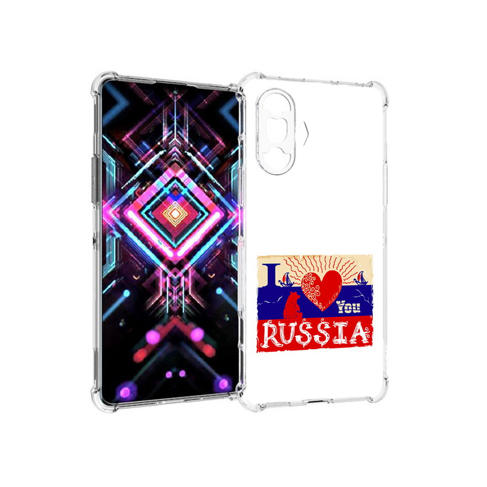 

Чехол MyPads Tocco для Xiaomi Poco F3 GT Люблю Россию (PT172450.277.112), Прозрачный, Tocco