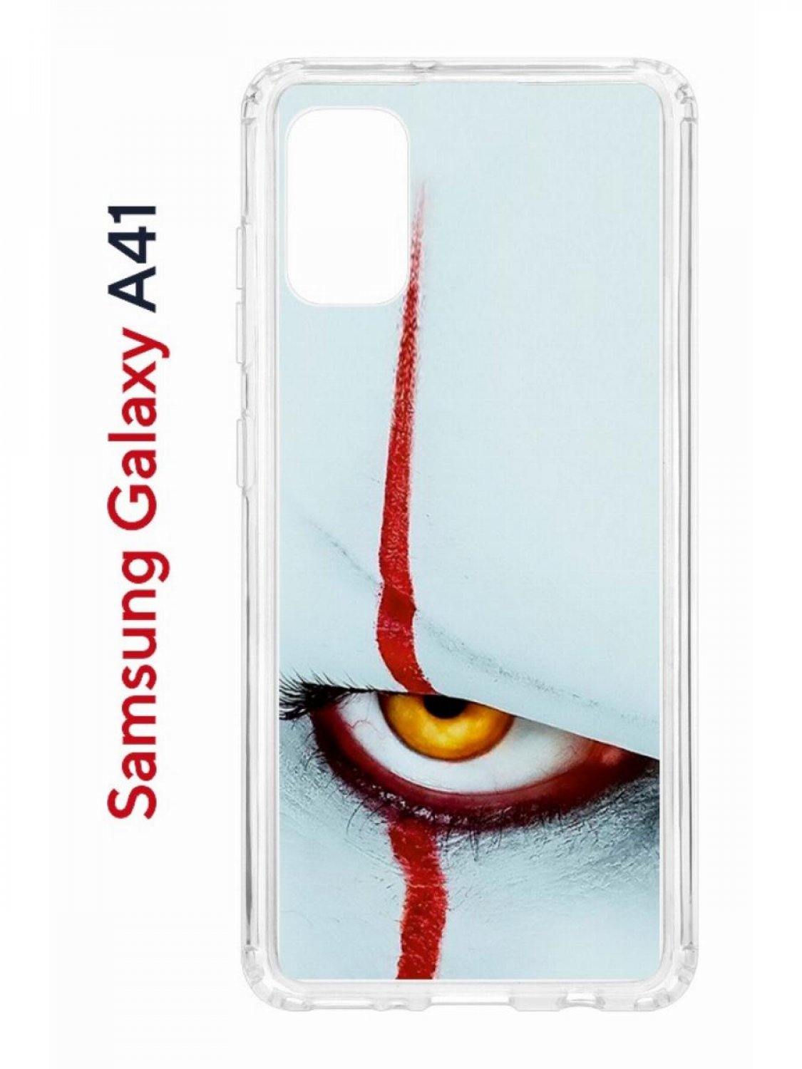 Чехол на Samsung A41 с принтом Kruche Print Оно, противоударный бампер, с защитой камеры
