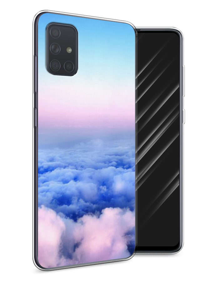 

Чехол Awog на Samsung Galaxy A71 "Облака", Разноцветный, 29050-4