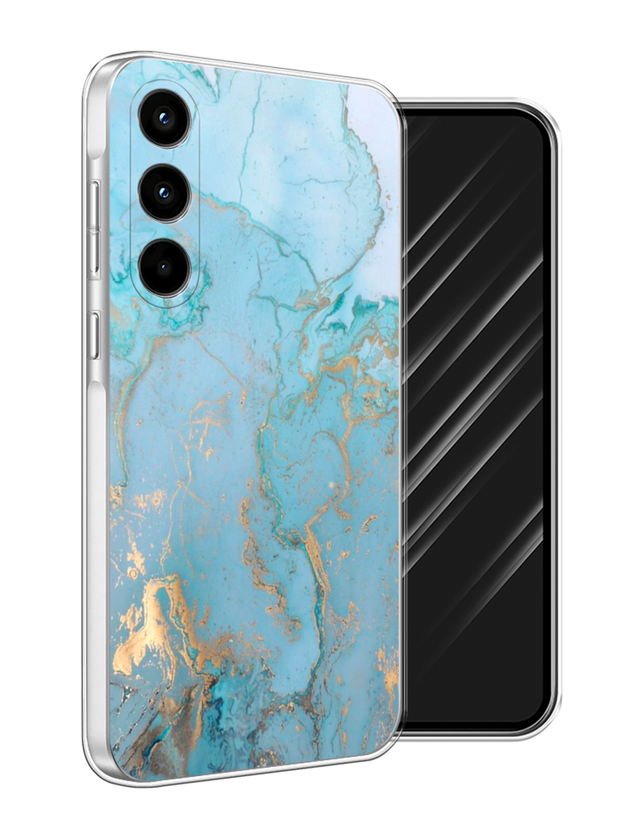 

Чехол Awog на Samsung Galaxy A35 5G "Голубой мрамор рисунок", 2109350-1