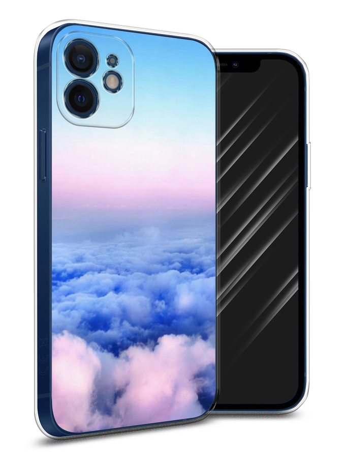 

Чехол Awog на Apple iPhone 12 mini / Айфон 12 mini "Облака", Разноцветный, 12650-4