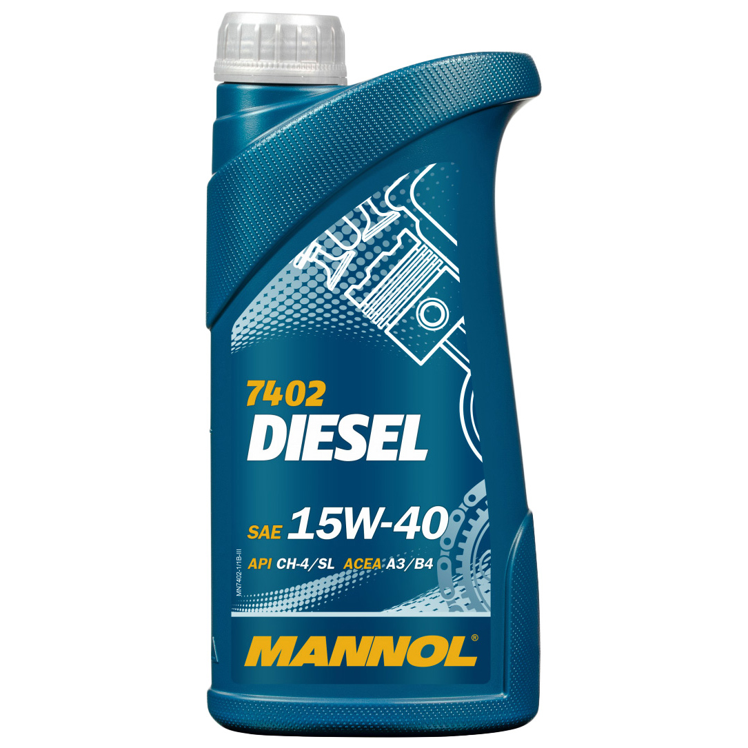 

Моторное масло MANNOL минеральное Diesel 15w40 1л