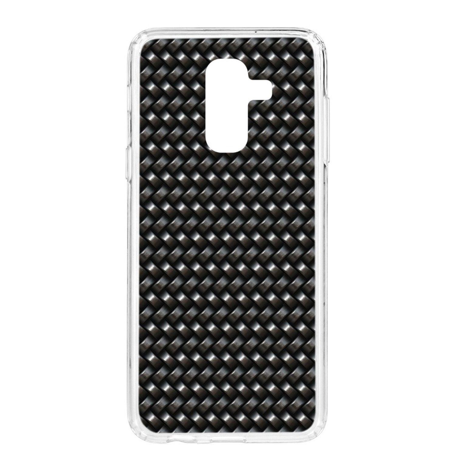 

Чехол на Samsung Galaxy A6 Plus (2018) A605f Kruche Print Карбон