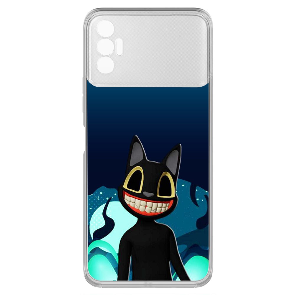 

Чехол-накладка Krutoff Clear Case Хаги Ваги - Картун Кэт для TECNO Spark 8P, Прозрачный