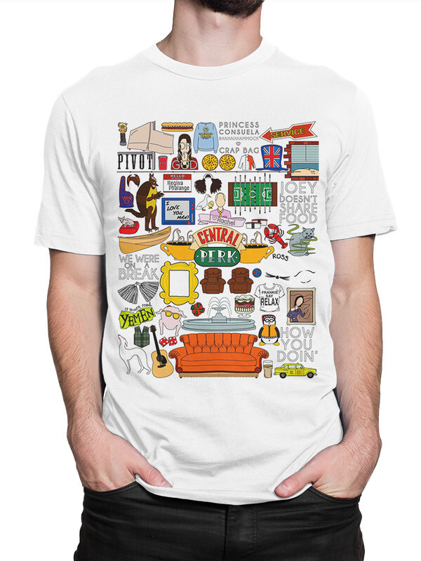 

Футболка мужская Dream Shirts Сериал Друзья белая 2XL, Белый, "Сериал Друзья"