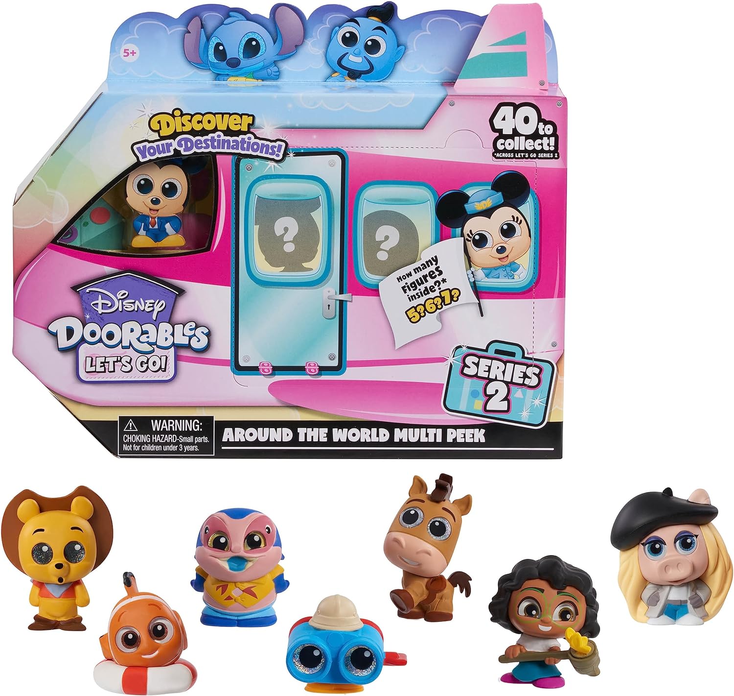 

Набор фигурок Doorables Let's Go Around the World Чемоданчик
