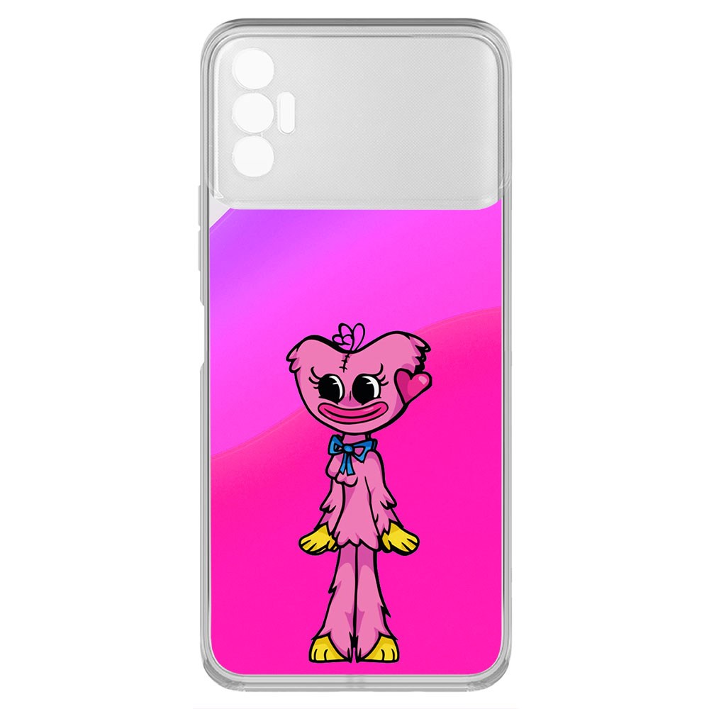

Чехол-накладка Krutoff Clear Case Хаги Ваги - Киси Миси для TECNO Spark 8P, Прозрачный