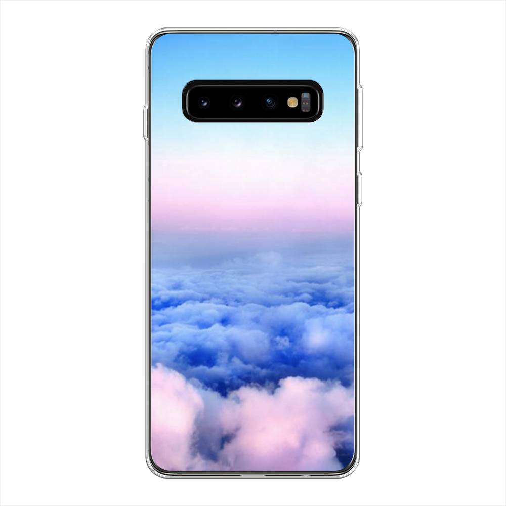 

Чехол Awog на Samsung Galaxy S10 + "Облака", Разноцветный, 27150-4