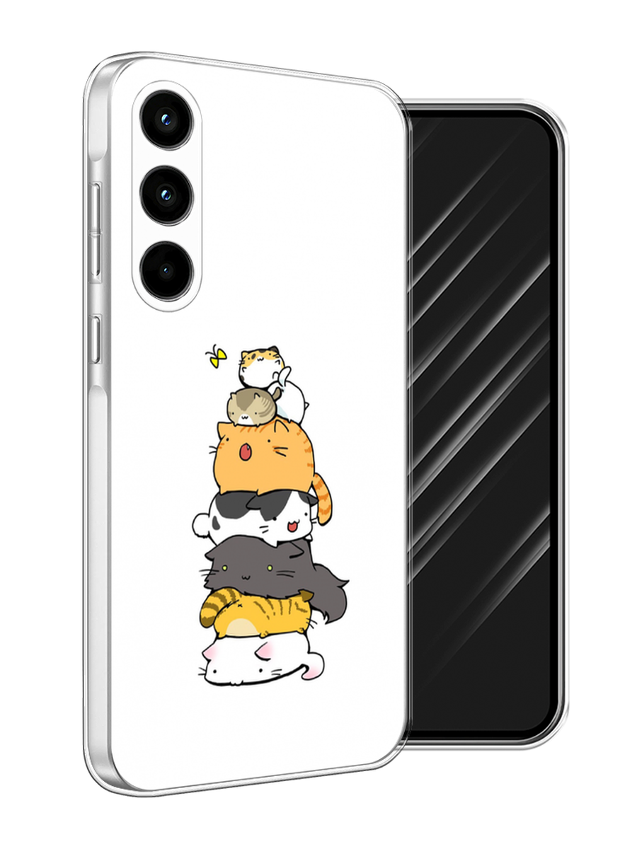 

Чехол Awog на Samsung Galaxy A35 5G "Бутерброд из котиков", Коричневый;белый;серый, 2109350-1
