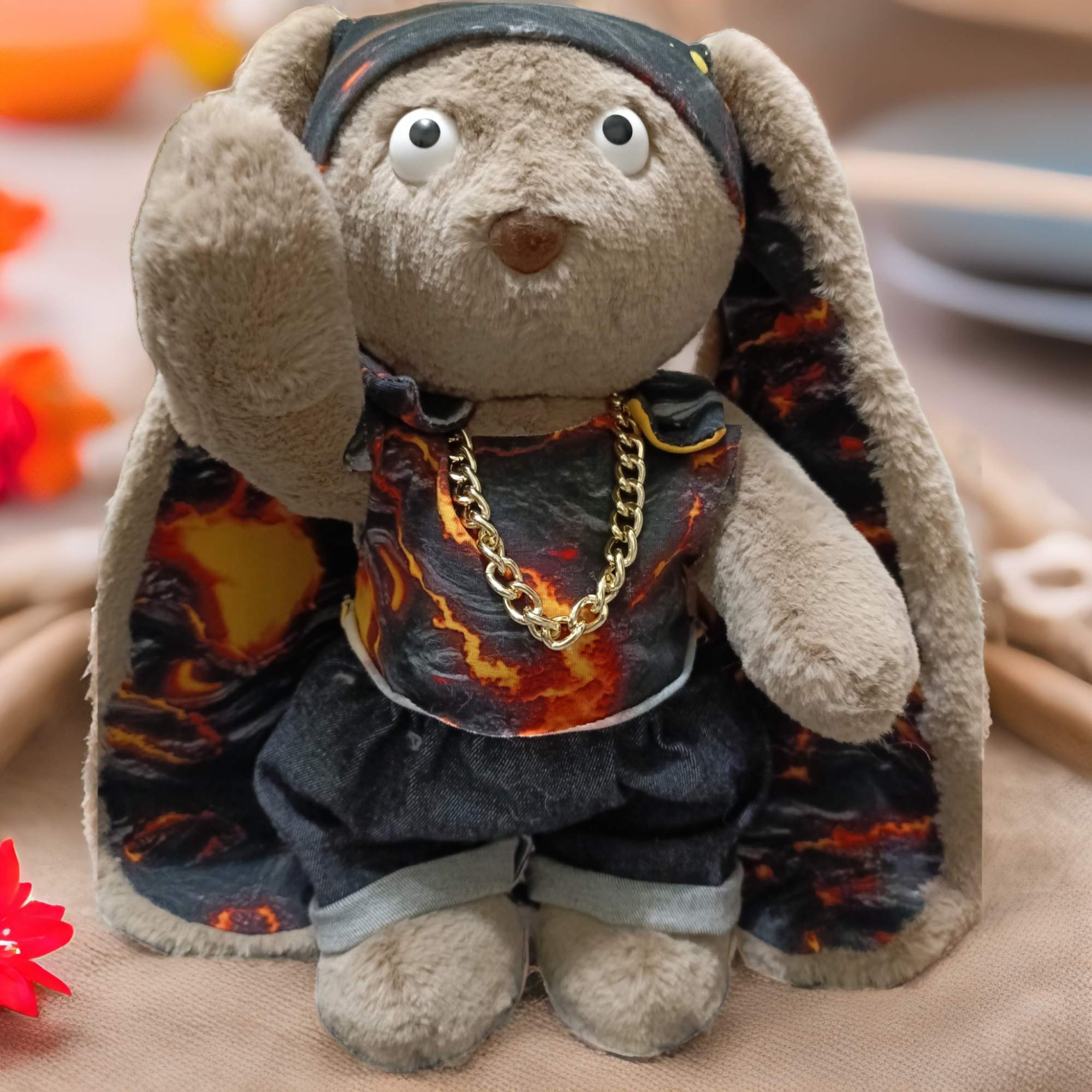 

Мягкая игрушка Зайка MINK 36 см, бежевый, Зайка