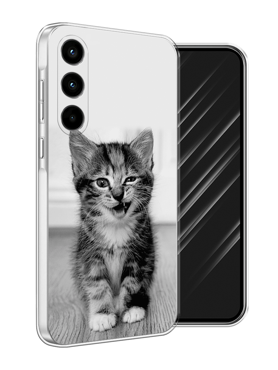 

Чехол Awog на Samsung Galaxy A35 5G "Подмигивающий котенок", Черный;серый, 2109350-1