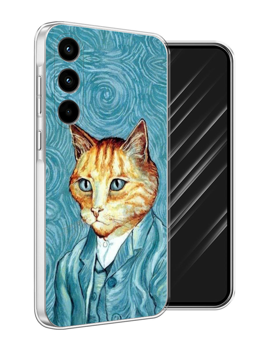 

Чехол Awog на Samsung Galaxy A35 5G "Кот Ван Гог", Голубой;коричневый, 2109350-1