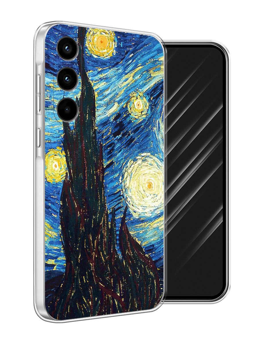 

Чехол Awog на Samsung Galaxy A35 5G "Ван Гог Звездная ночь", Желтый, 2109350-1