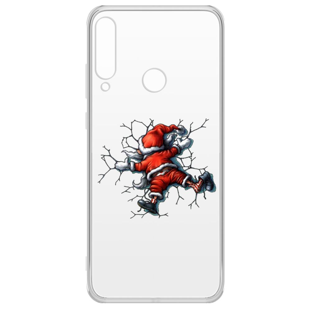 фото Чехол-накладка krutoff clear case после праздника для huawei y6p