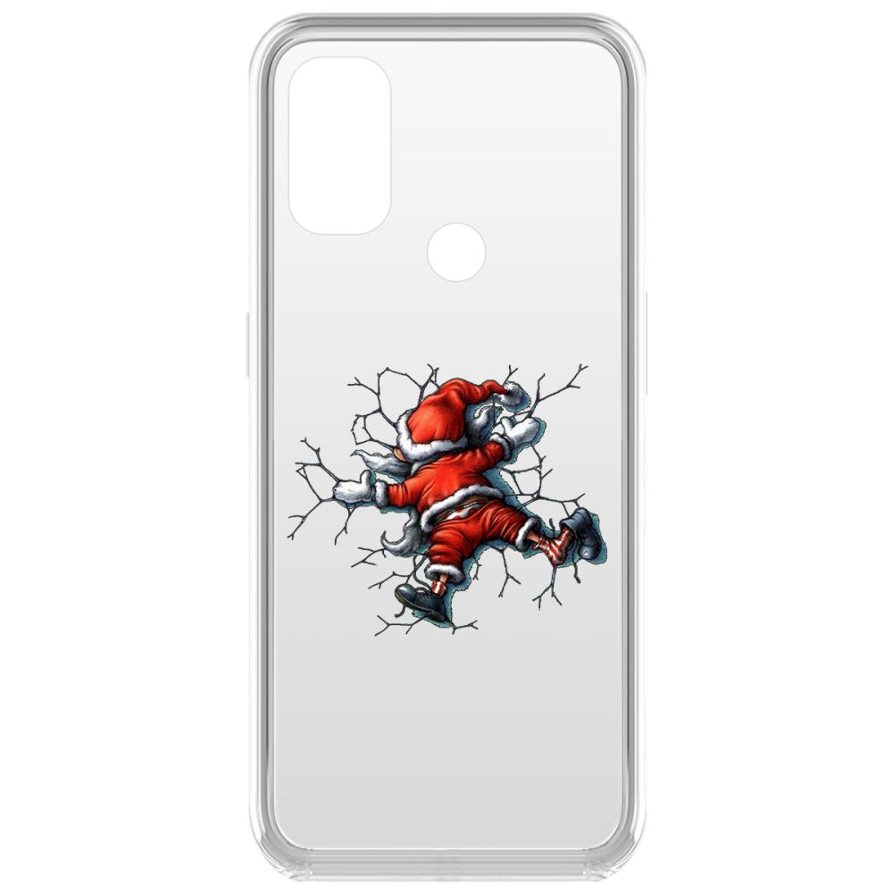 фото Чехол-накладка krutoff clear case после праздника для oneplus nord n100