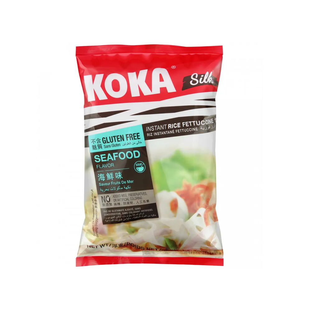 Лапша быстрого приготовления KOKA Silk со вкусом морепродуктов, 70 г