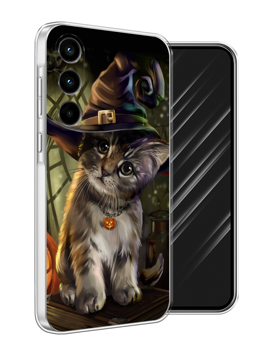 

Чехол Awog на Samsung Galaxy A35 5G "Кот на Хэллоуин", Зеленый;серый, 2109350-1