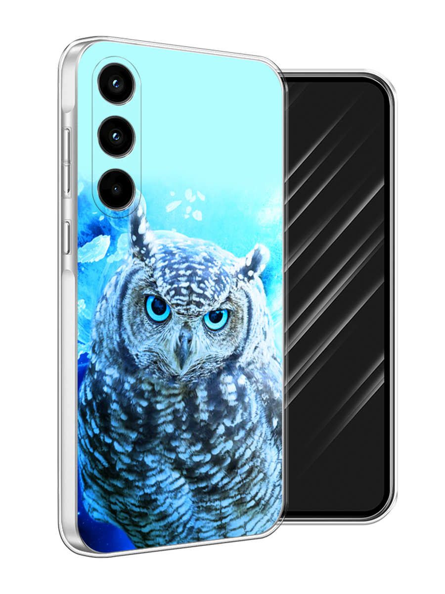 

Чехол Awog на Samsung Galaxy A35 5G "Сова арт 7", Синий;голубой, 2109350-1