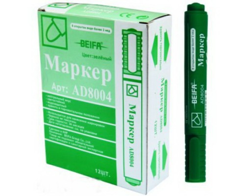 

Маркер перманентный BEIFA AD8004 (Зеленый (6 шт))