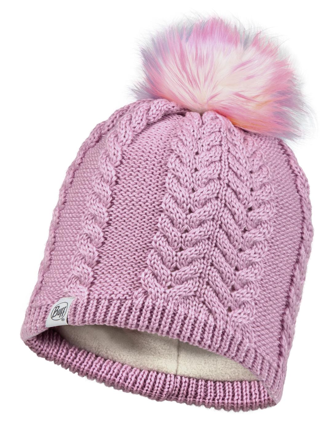 Шапка детская Buff Knitted & Full Fleece Hat Nina Lilac Sand