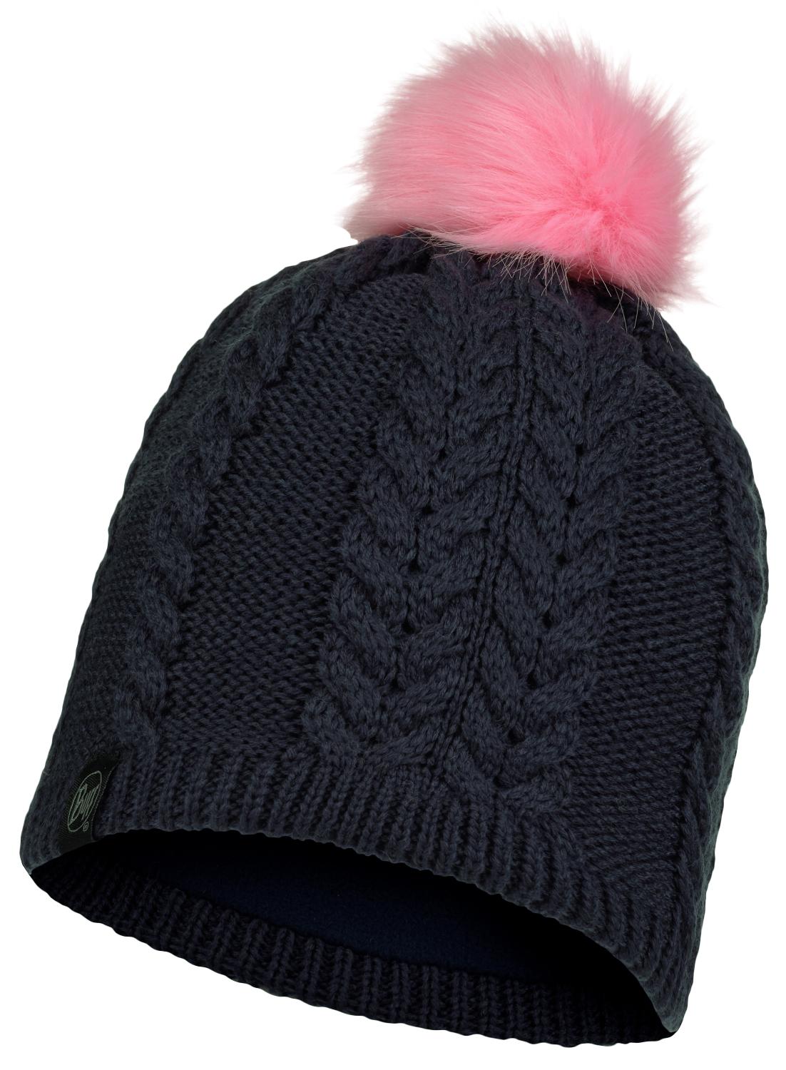 фото Шапка детская buff knitted & full fleece hat nina night blue