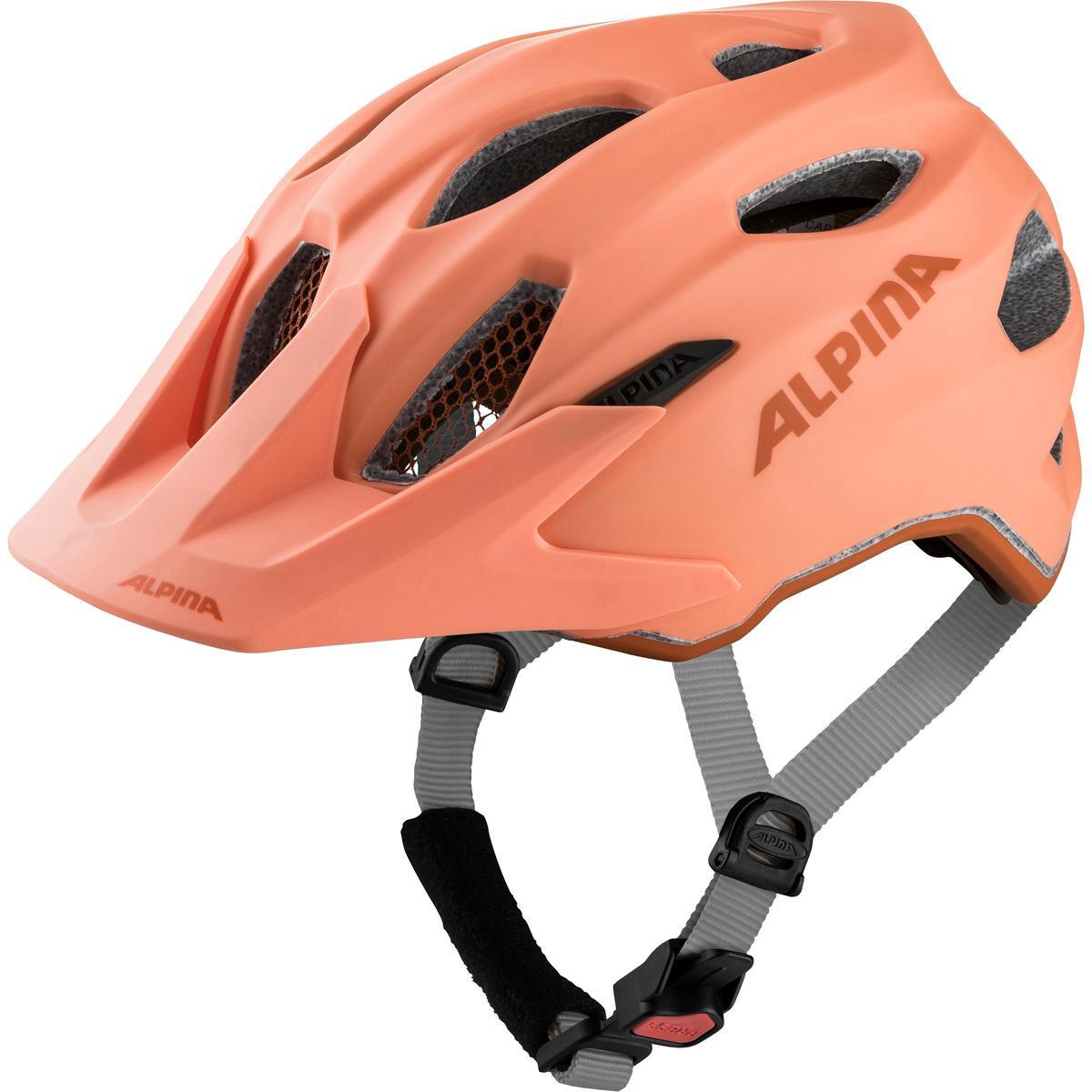 Велошлем Alpina 2022 Carapax Jr. Peach Matt См:51-56 alpina шлем защитный alpina panoma classic ростовка 56 59см