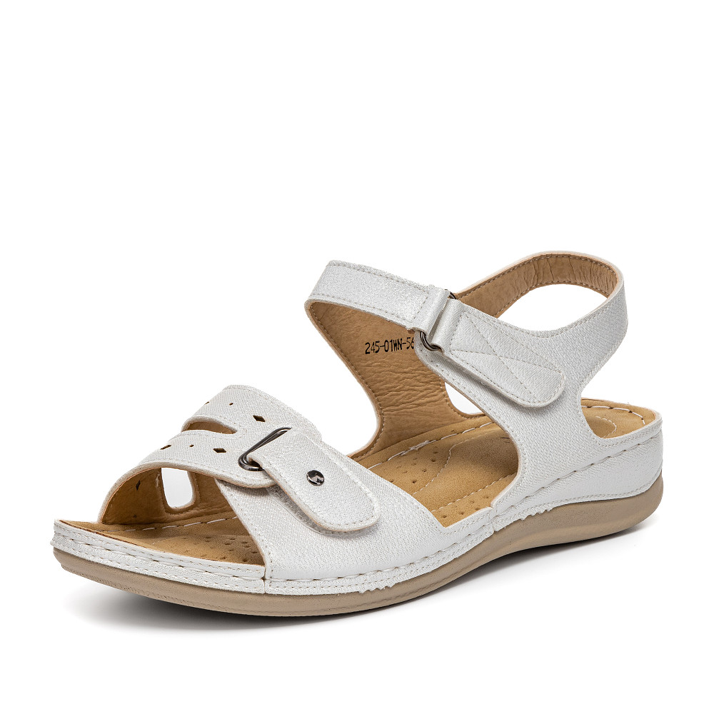 

Сандалии женские Marisetta 245-01WN-566SS серебристые 37 RU, Серебристый, 245-01WN-566SS