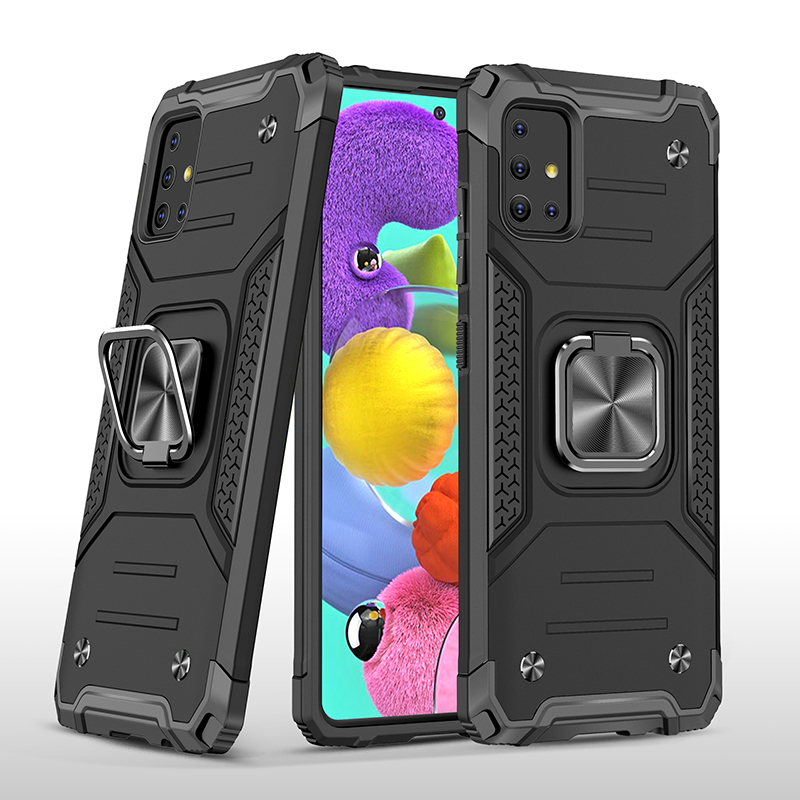 фото Противоударный чехол legion case для samsung galaxy a51 (черный) black panther