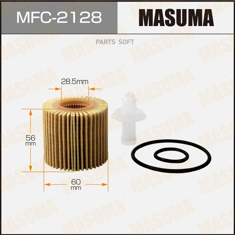 

Масляный фильтр O-117 MASUMA