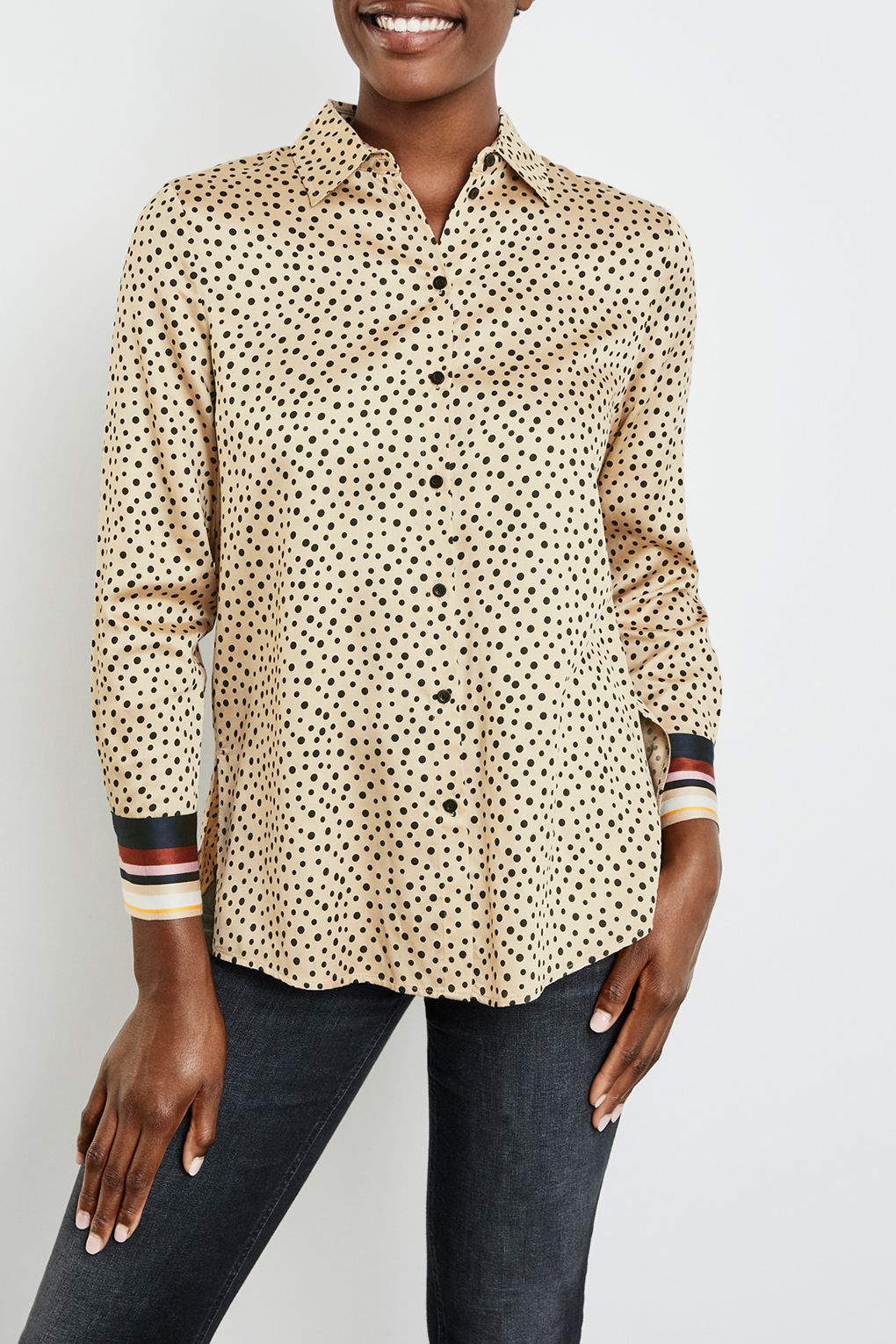 

Блуза женская Gerry Weber 260008-31404 разноцветная 44, Разноцветный, 260008-31404