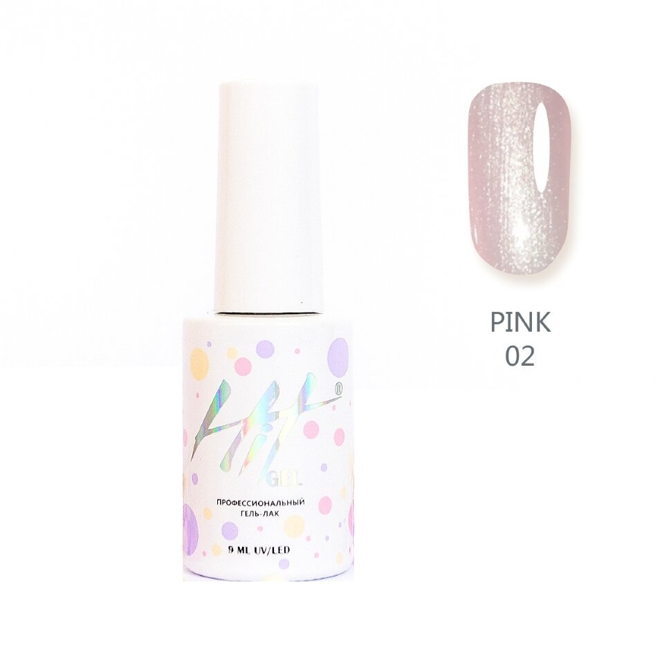 фото Гель-лак hit gel pink №02