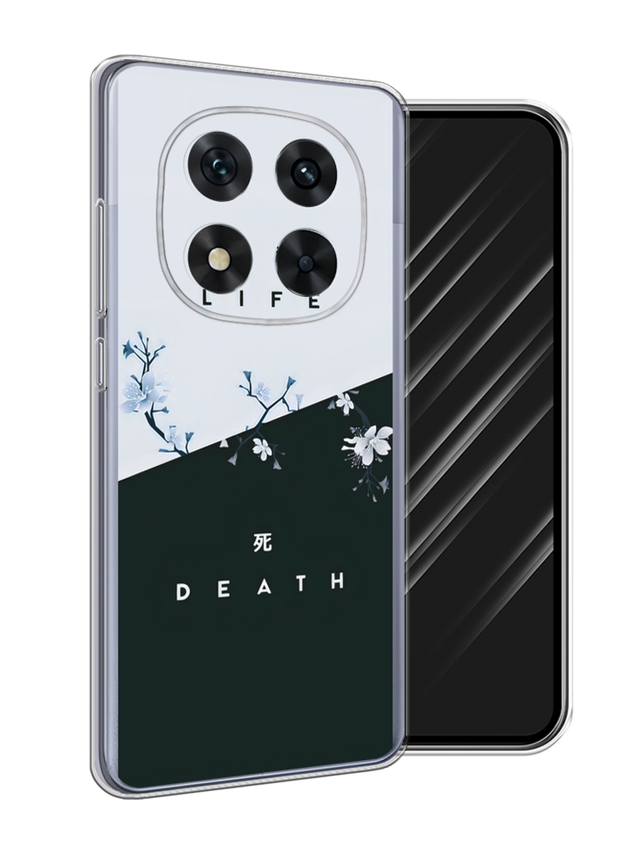 

Чехол Awog на Xiaomi Redmi Note 14 Pro 5G "Life and death", Черный;серый, 323950-1