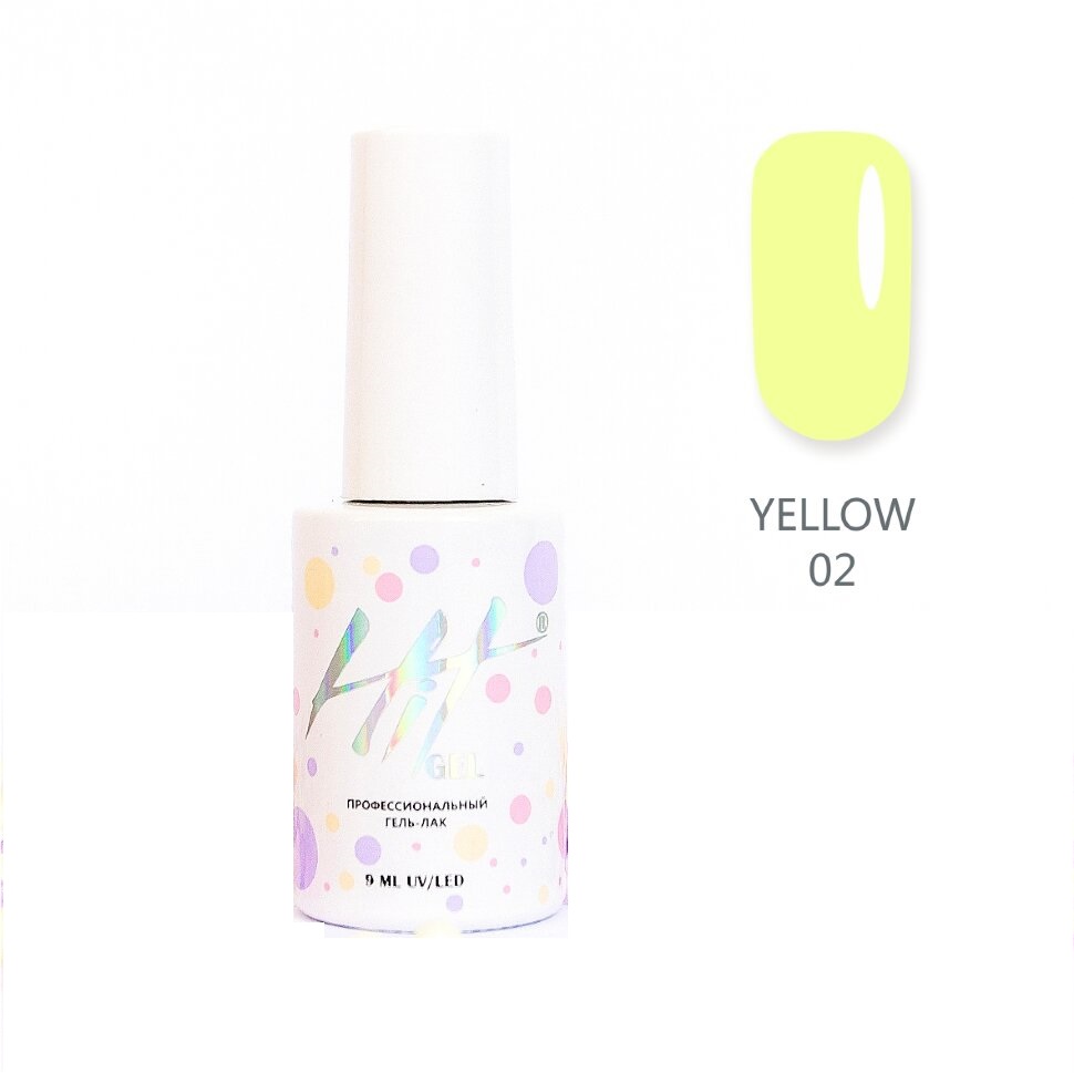 Гель-лак HIT Gel Yellow №02 Россия