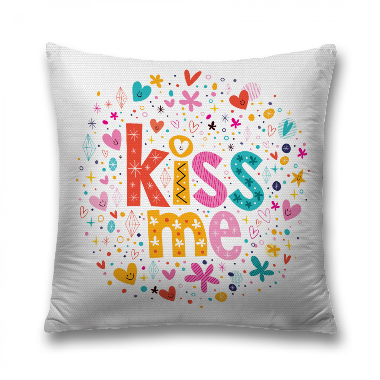 

Наволочка декоративная JoyArty "Лоскутный поцелуй" на молнии, 45x45 см, Лоскутный поцелуй