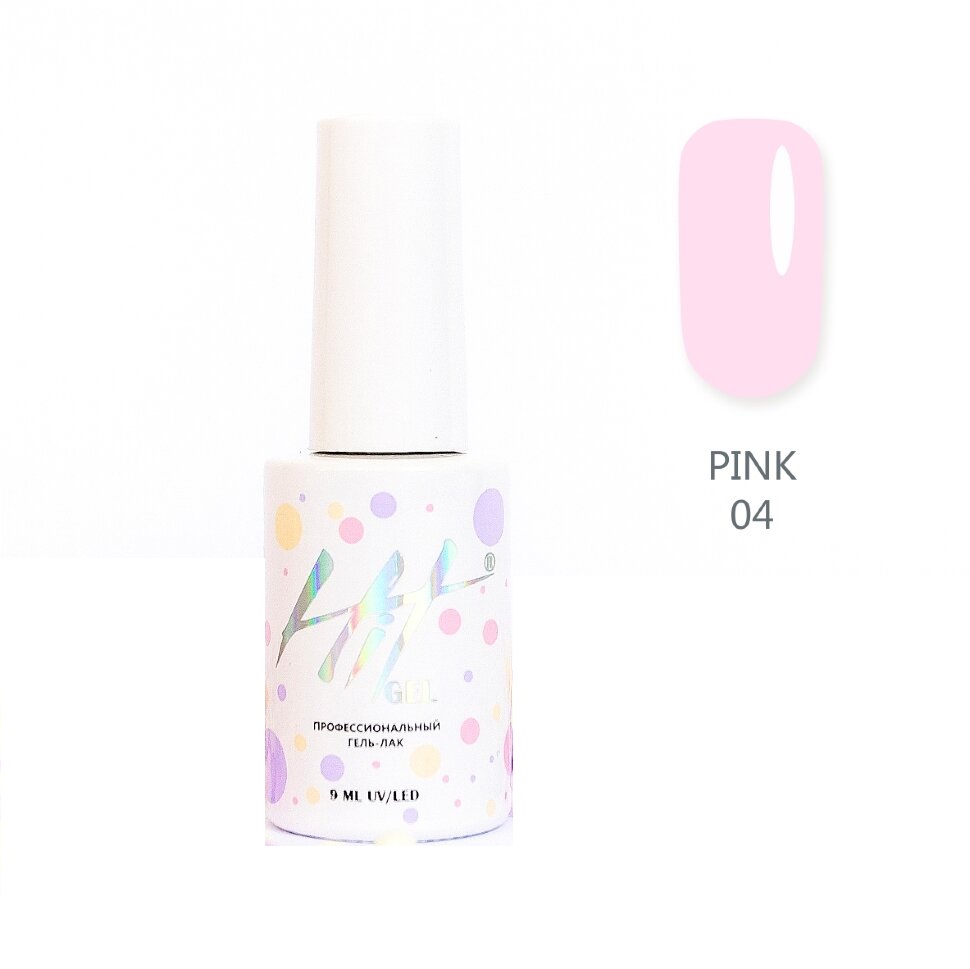 фото Гель-лак hit gel pink №04