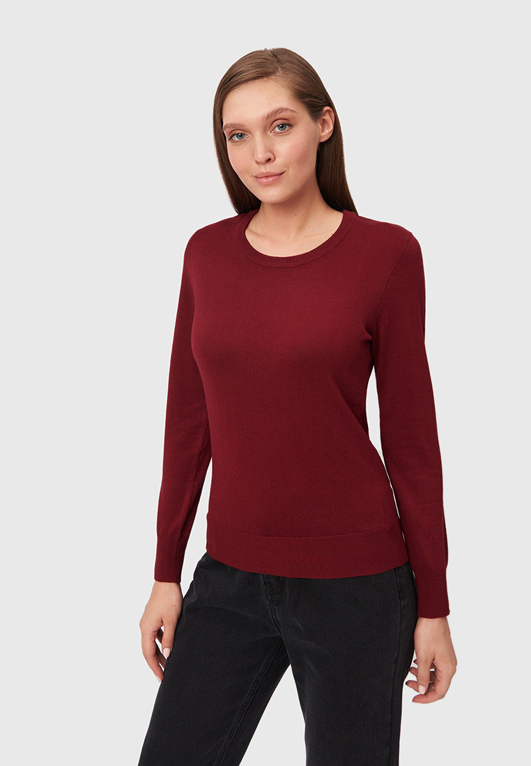 

Джемпер женский Modis M212W00072R587 бордовый 42-44, M212W00072