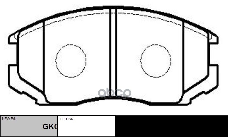 

Тормозные колодки Ctr передние дисковые GK0138