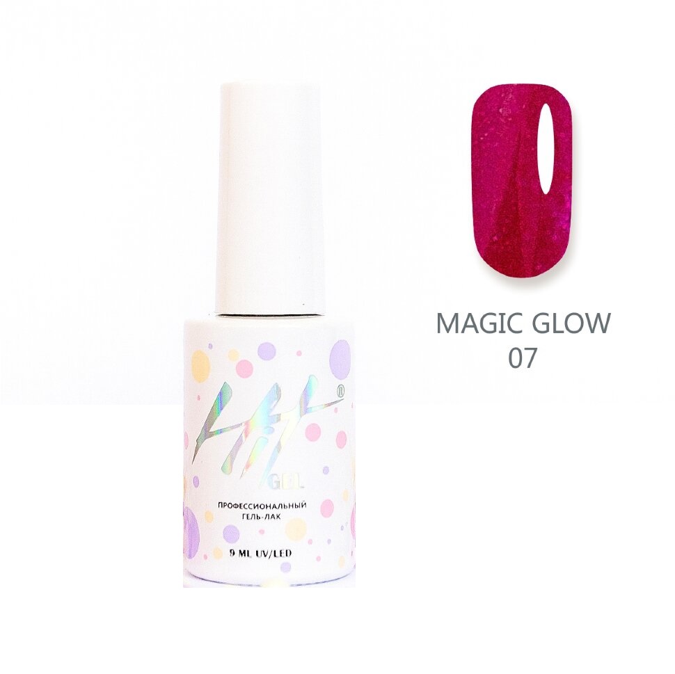 Гель-лак HIT Gel Magic Glow №07 baffy гель смузи для душа детский перламутровый розовый 275